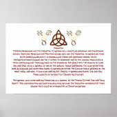 Triquetra-Poster Poster (Voorkant)