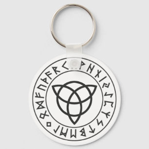Triquetra Rune Shield Sleutelhanger