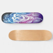 Triquetra sigil persoonlijk skateboard (Horizontaal)