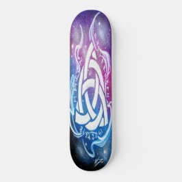 Triquetra sigil persoonlijk skateboard