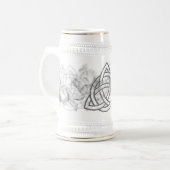 Triquetra Silver Bevel Bierpul (Voorkant links)