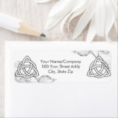 Triquetra Silver Bevel Etiket (Insitu)