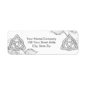 Triquetra Silver Bevel Etiket (Voorkant)