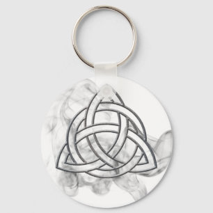 Triquetra Silver Bevel Sleutelhanger