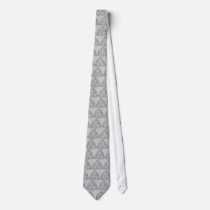 Triquetra Silver Bevel Stropdas