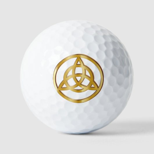 Triquetra symbool golfballen (Voorkant)