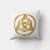 Triquetra symbool kussen (Achterkant)