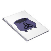 Triquetra Trinity Cauldron Notitieboek (Rechterzijde)