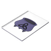 Triquetra Trinity Cauldron Notitieboek (Linkerzijde)