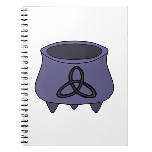 Triquetra Trinity Cauldron Notitieboek (Voorkant)