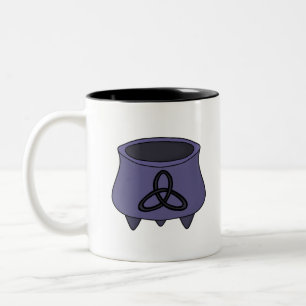 Triquetra Trinity Cauldron Tweekleurige Koffiemok