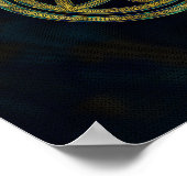 Triquetra Triple Moon Celtic Ornament Poster (Hoek)