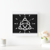 Triquetra Vierkante Klok (Huis)