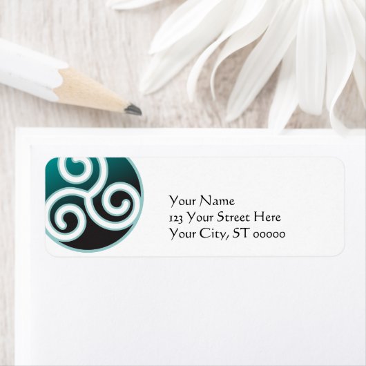 Tris Celtic Spiral Etiket (Insitu)