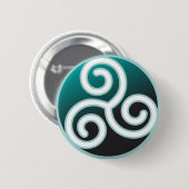 Tris Celtic Spiral Ronde Button 5,7 Cm (Voorkant /achterkant)