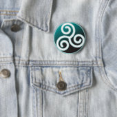 Tris Celtic Spiral Ronde Button 5,7 Cm (In situ)