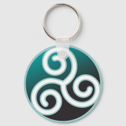 Tris Celtic Spiral Sleutelhanger (Voorkant)