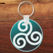 Tris Celtic Spiral Sleutelhanger (Voorkant)