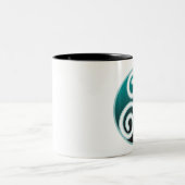 Tris Celtic Spiral Tweekleurige Koffiemok (Center)