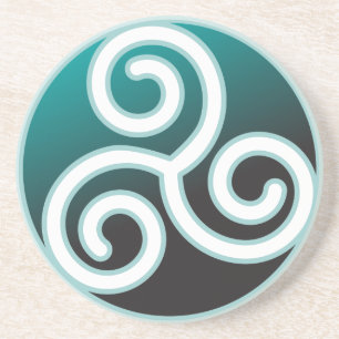 Tris Celtic Spiral Zandsteen Onderzetter