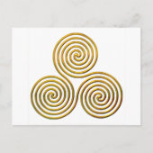 Tris-gold Briefkaart (Voorkant)