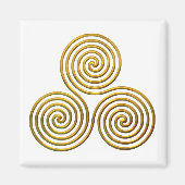 Tris-gold Magneet (Voorkant)
