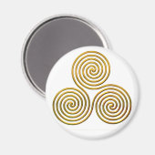 Tris-gold Magneet (Voorkant / Achterkant)