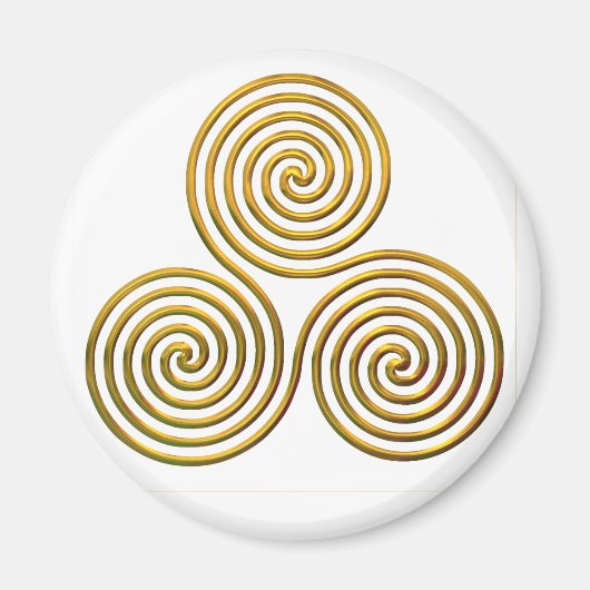 Tris-gold Magneet (Voorkant)