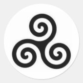 Tris Ronde Sticker (Voorkant)