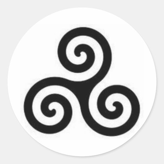 Tris Ronde Sticker (Voorkant)