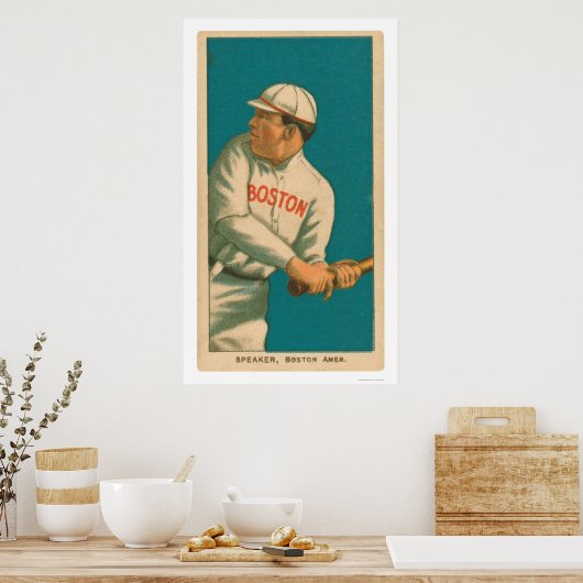 Tris Speaker Baseball 1911 Poster (Keuken)