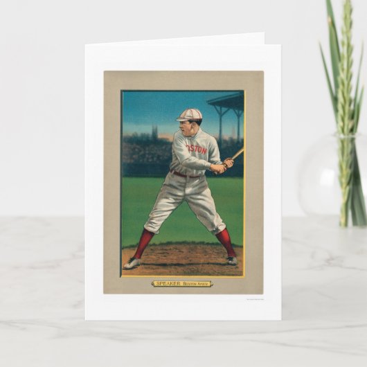 Tris Speaker Red Sox Great Baseball 1911 Kaart (Voorkant)