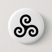 Tris Symbol Ronde Button 5,7 Cm (Voorkant)