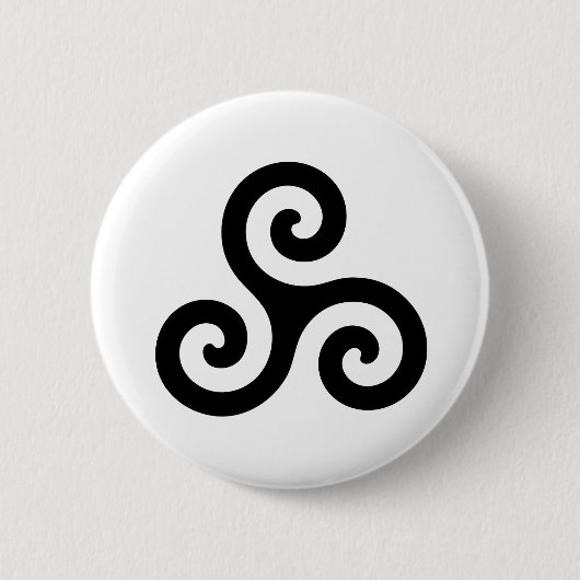 Tris Symbol Ronde Button 5,7 Cm (Voorkant)