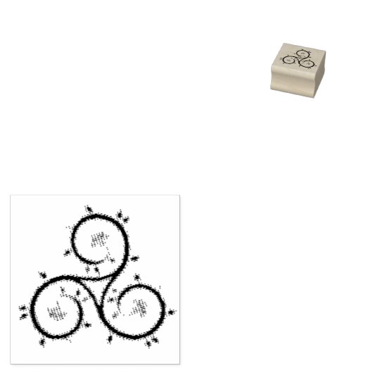 Triscal metafysisch rubberstempel (Gestempeld)