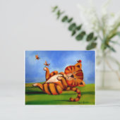 Trish Biddle Childrens Kat 2 van 3 Briefkaart (Staand voorkant)
