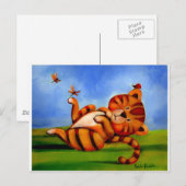 Trish Biddle Childrens Kat 2 van 3 Briefkaart (Voorkant / Achterkant)