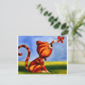 Trish Biddle Childrens Kat 3 van 3 Briefkaart (Staand voorkant)