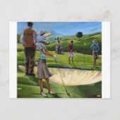 Trish Biddle - Dames Golf Briefkaart (Voorkant)