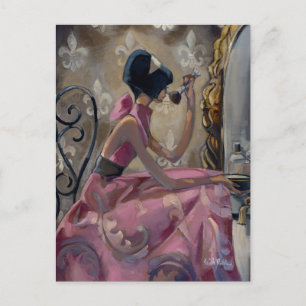 Trish Biddle Powder Pink Vanity Briefkaart