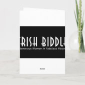 Trish Biddle - Tennis op Riviera Kaart (Achterkant)