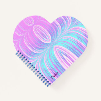 TRISHA ~ Pastel Aqua en Roze ~ Notitieboek