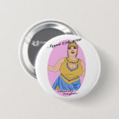 Trisha Paytas Koning Toetanchamon Ronde Button 5,7 Cm (Voorkant /achterkant)