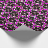 TriShapa zwart roze ompakpapier Cadeaupapier (Hoek)