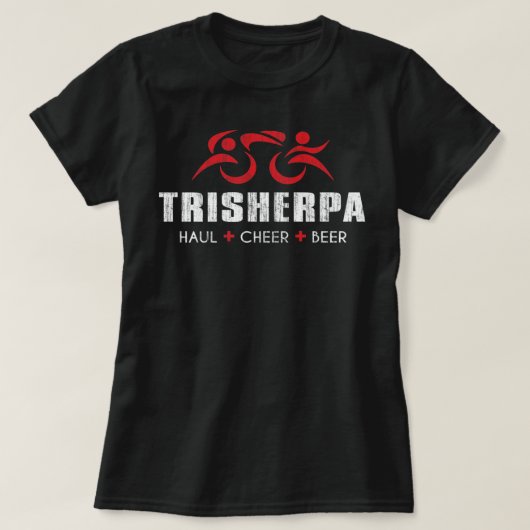 TRISHERPA Tri Sherpa Triathlon Geïnspireerde haul  T-shirt (Design voorkant)
