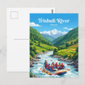 Trishuli Rivier Nepal Briefkaart (Voorkant / Achterkant)