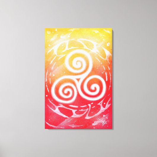 Triskel Canvas Afdruk (Voorkant)