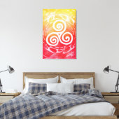 Triskel Canvas Afdruk (Insitu (Slaapkamer))