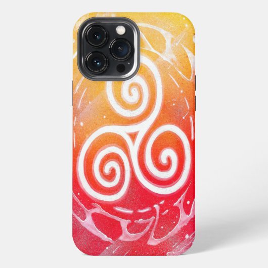Triskel iPhone Hoesje (Achterkant)