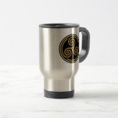 TRISKELION-DRIEPCELTISCHE SPIRAAL REISBEKER (Voorkant rechts)